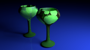 duck leaf wine glasses